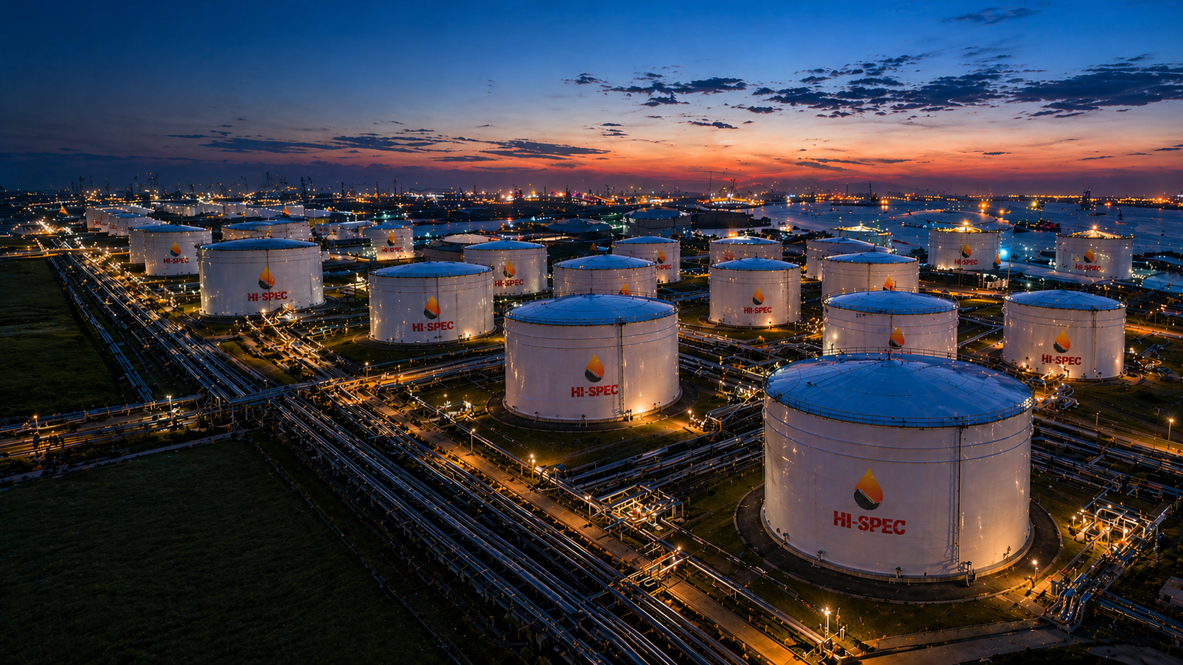 Energy terminals and refinery